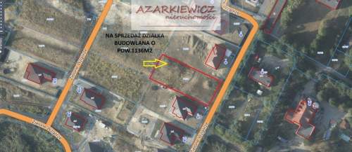 Działka budowlana na sprzedaż, 1136 m2, Myślibórz