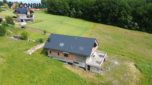 Nowoczesny dom 260 m Widokowa działka 13,62 ar