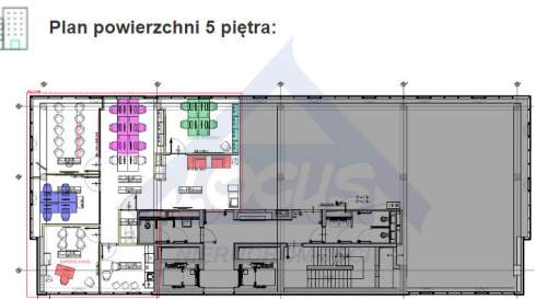 Biuro wynajem 161 m2, Mokotów