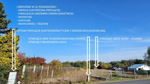 Działka budowlana 5386m2 z MPZP - podział na 5 działek