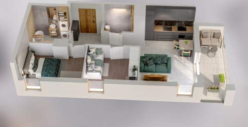 Nowe 3 pokoje 54,2m2