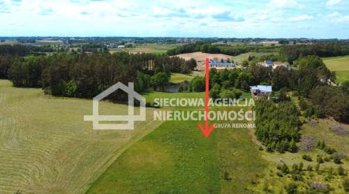 Działka w Borzestowie widokowa i uzbrojona.