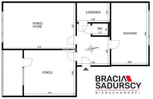 Spokojna okolica/2-3pok/szkoła-sklep-centrum