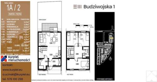 Dom szeregowy 89,95 m2 Taras z ogrodem