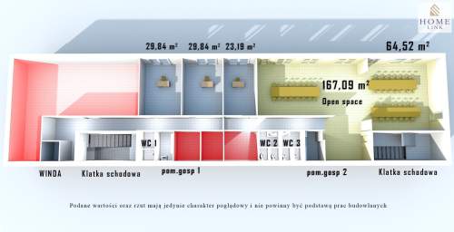 Wynajmę 281,77 m powierzchni biurowej Dorotowo