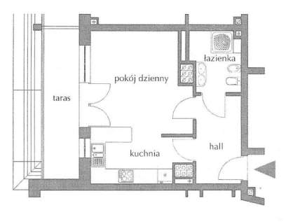 Mieszkanie do wynajęcia, 33 m2, Kraków