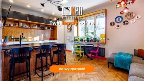 Designerskie mieszkanie z ogródkiem i garażem