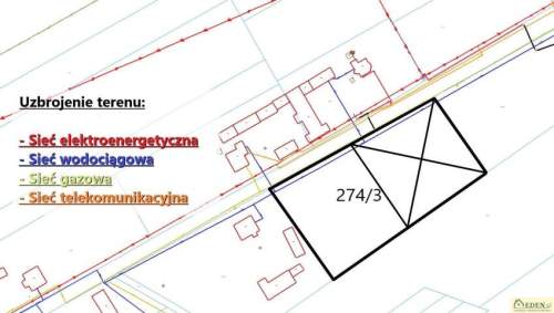 Działka budowlana 32 ary przy DK nr 63