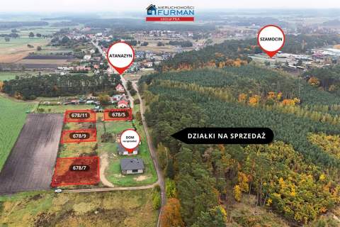 Działka budowlana z WZ - Atanazyn, gm. Szamocin