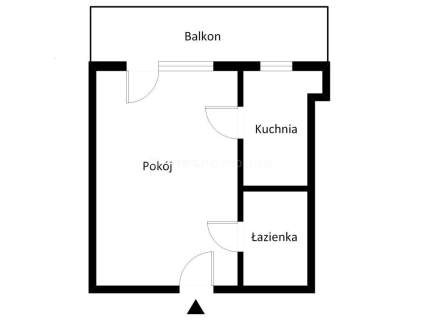 Kawalerka z dużym balkonem w Centrum Grodziska.