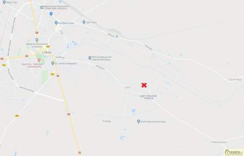 Działka o pow. 4600 m2 w Łazach pod Łukowem
