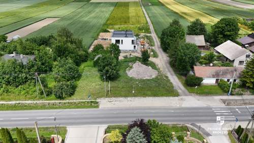dz budowlana 11.4a z projektem bliźniaka Miechów