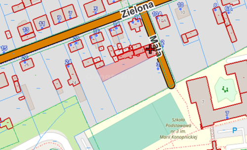 Działka inwestycyjna - 450 metrów od Karuzeli