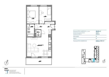 3-pokojowy apartament w Wilanowie