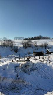 Gospodarstwo 2,3 ha. 2 Domy 2 Domki Stajnia. Bieszczady