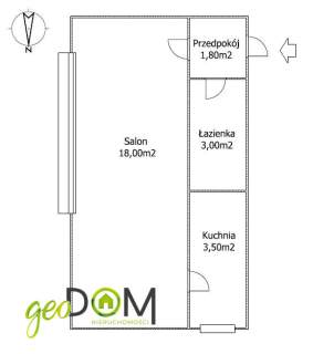Kawalerka 26,30 m2 2 piętro Chełm Słowackiego