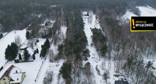 DZIAŁKA BUDOWLANA W PIĘKNYM ZACISZU LASU