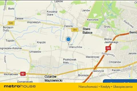 Działka 1175 m2/MPZP/MIESZKANIOWA/MEDIA/WIERUCHÓW