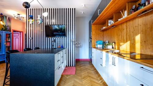 Designerskie mieszkanie z ogródkiem i garażem