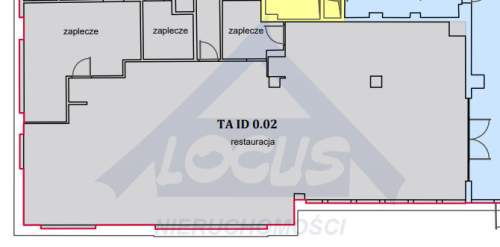 Lokal na parterze 245 m2 wynajem, Mokotów