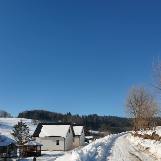 Gospodarstwo 2,3 ha. 2 Domy 2 Domki Stajnia. Bieszczady
