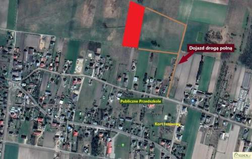Działka o pow. 4600 m2 w Łazach pod Łukowem