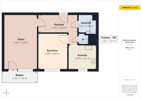 2 pokoje - mieszkanie do wprowadzenia - 47,91 m2 