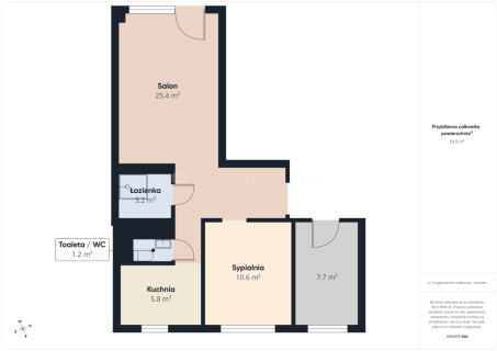 Top lokalizacja w Zawierciu -z balkonem 60 m 2