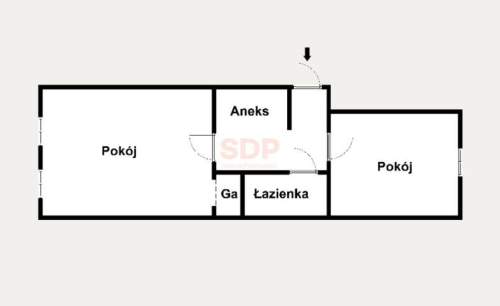 Łukasińskiego 51,8m2 2 pokoje 3p