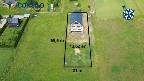 Nowoczesny dom 260 m Widokowa działka 13,62 ar
