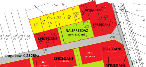 Działki budowlane na sprzedaż Krzywa gm. Chojnów