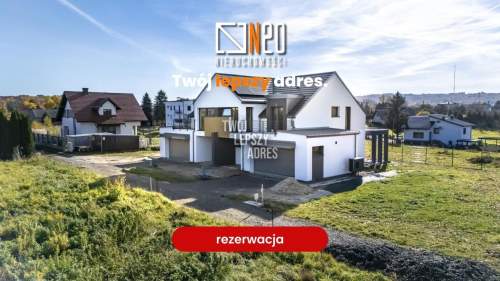 NOWOCZESNY DOM Z DWUSTANOWISKOWYM GARAŻEM