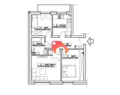 3 pokoje, balkon,garaż   Sulejówek Mił, blisko SKM