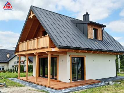 Nowy dom na widokowej działce blisko Limanowej