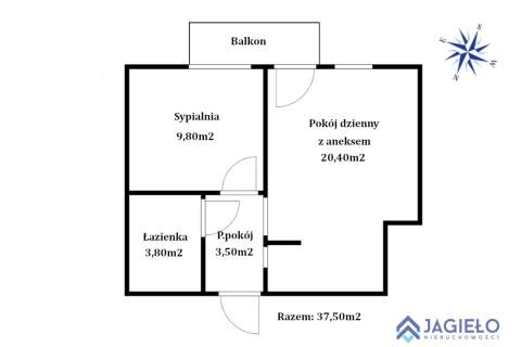 Mieszkanie 2 pokojowe na Starym Mieście 