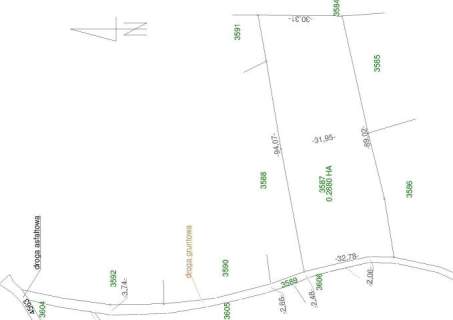 Widokowa działka budowlana 2870m2 Poręba Wielka, Orkanówka