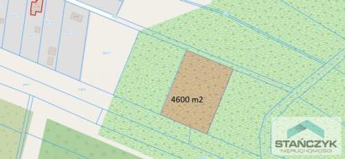 Działka 4600m2 Ładzin