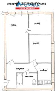 Mieszkanie na sprzedaż, 46,1 m2, Wągrowiec