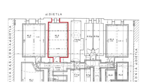 STYL LOFTOWY - DIETLA - STUDIO Z ANEKSEM - 22,5M2