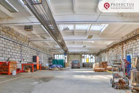Magazyn produkcyjno usługowy 350 m2 , Plac, biura, Gdańsk