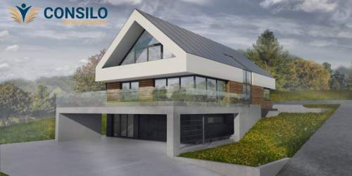Nowoczesny dom 260 m Widokowa działka 13,62 ar