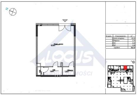 Do wynajęcia lokal handlowy 50m2