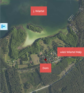 Dom w Wiartlu Małym 150 m od jeziora Wiartel