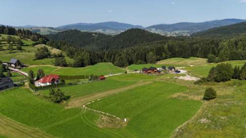 Widokowa działka budowlana 2870m2 Poręba Wielka, Orkanówka