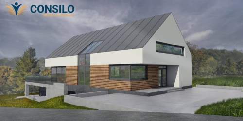 Nowoczesny dom 260 m Widokowa działka 13,62 ar