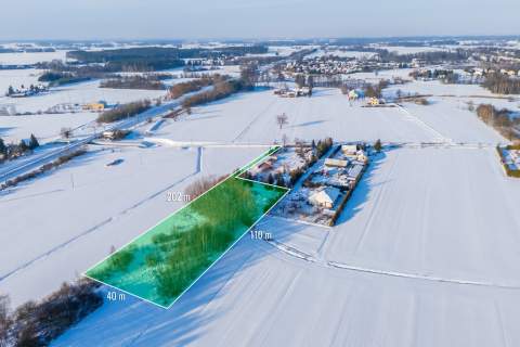 Działki budowlane 10 km na południe od Ciechanowa