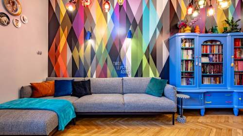 Designerskie mieszkanie z ogródkiem i garażem