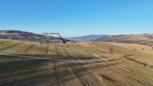 Działka widokowa Niedźwiedź 6000m2 blisko lasu