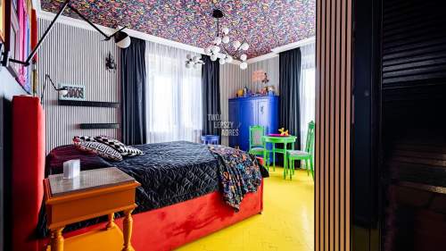 Designerskie mieszkanie z ogródkiem i garażem