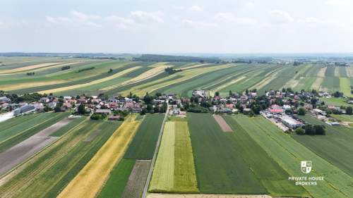 dz budowlana 11.4a z projektem bliźniaka Miechów